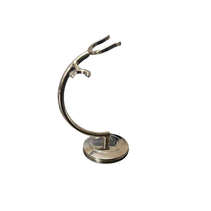 Truefitt & Hill Curved Razor and Brush Stand/Chrome