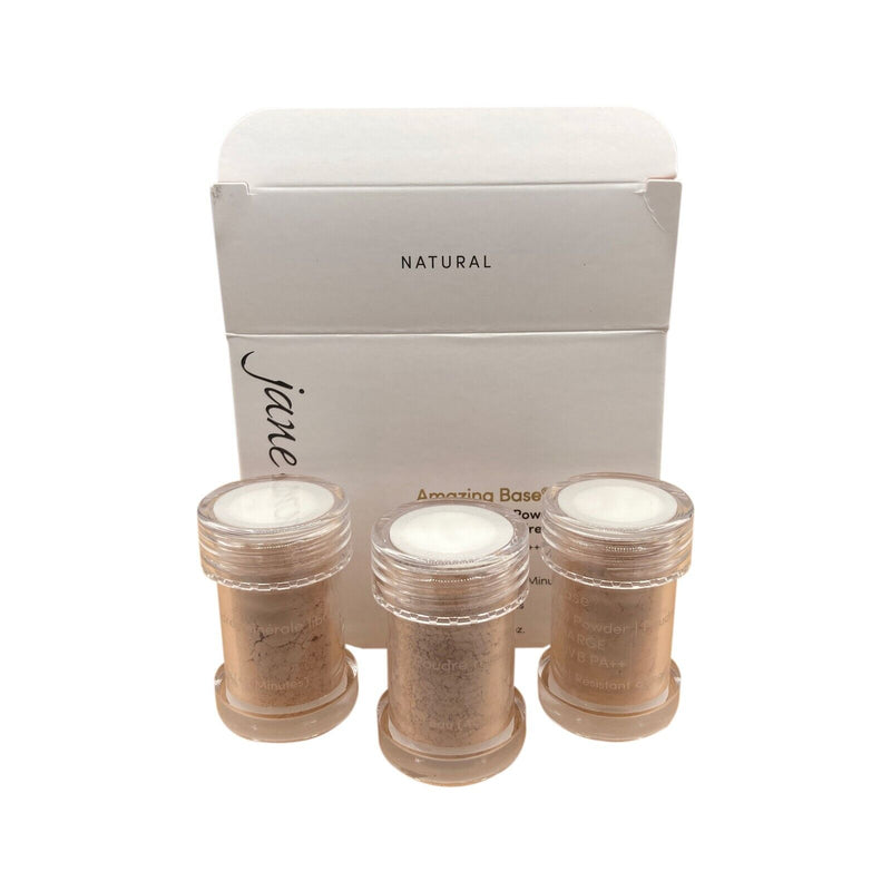 Jane Iredale Amazing Base Refill 3-Pack SPF 20 - Natural