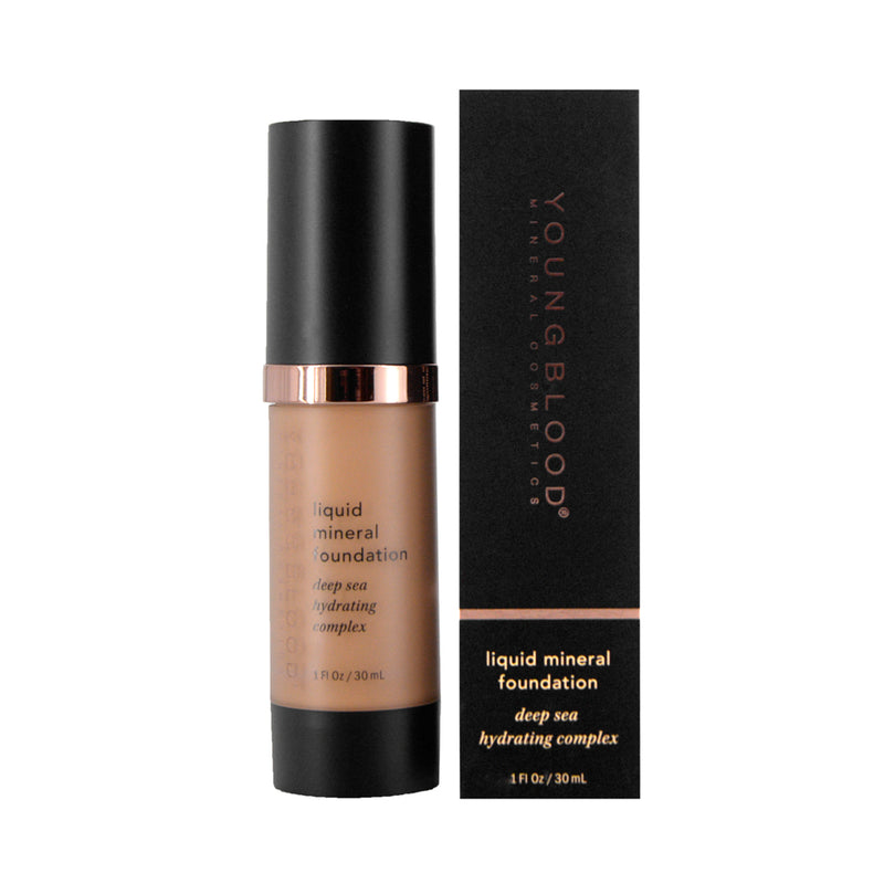 Youngblood Liquid Mineral Foundation Deep Sea Hydrating Complex 1 fl oz - Golden Tan