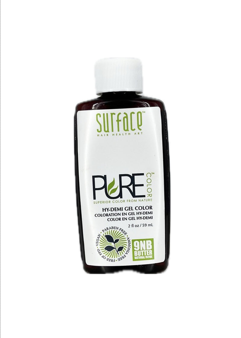 Surface PURE COLOR Hy-Demi Gel Color - 2 fl oz (59 ml) - 9NB NATURAL BEIGE - BUTTER