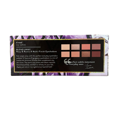 Laura Geller Blend Away Rosy & Rustic 8 Multi-Finish Eyeshadows Palette