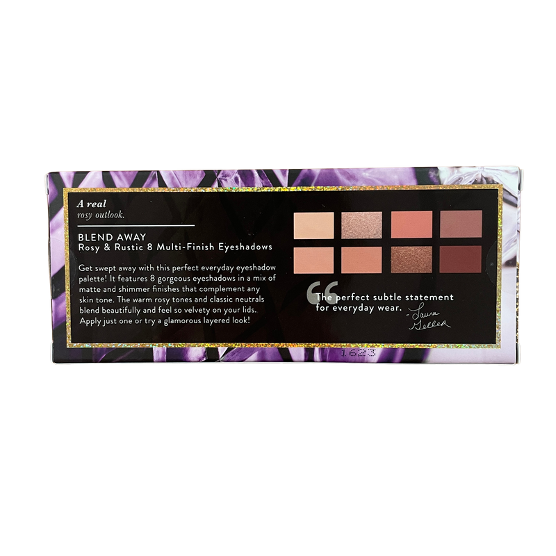 Laura Geller Blend Away Rosy & Rustic 8 Multi-Finish Eyeshadows Palette