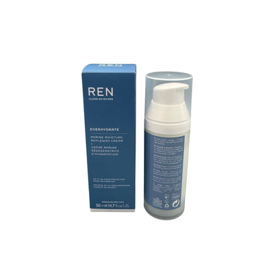 REN Clean Skincare EVERHYDRATE Marine Moisture-Replenish Cream - 1.7 fl oz (50 ml)