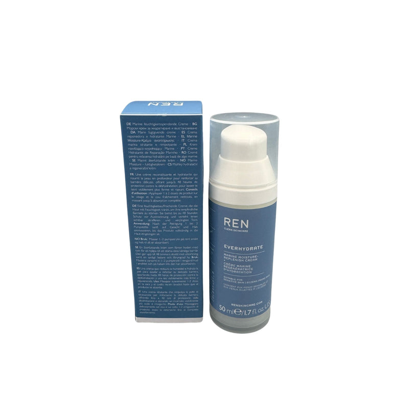 REN Clean Skincare EVERHYDRATE Marine Moisture-Replenish Cream - 1.7 fl oz (50 ml)