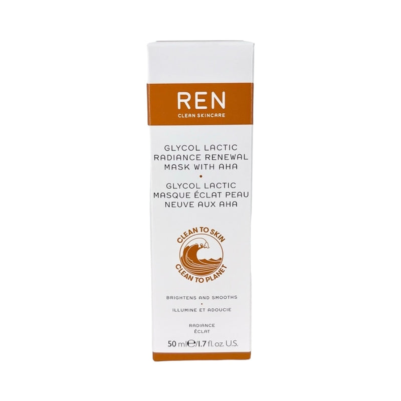 REN Clean Skincare Glycol Lactic Radiance Renewal Mask - 1.7 fl oz (50 ml)