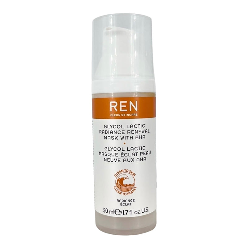 REN Clean Skincare Glycol Lactic Radiance Renewal Mask - 1.7 fl oz (50 ml)