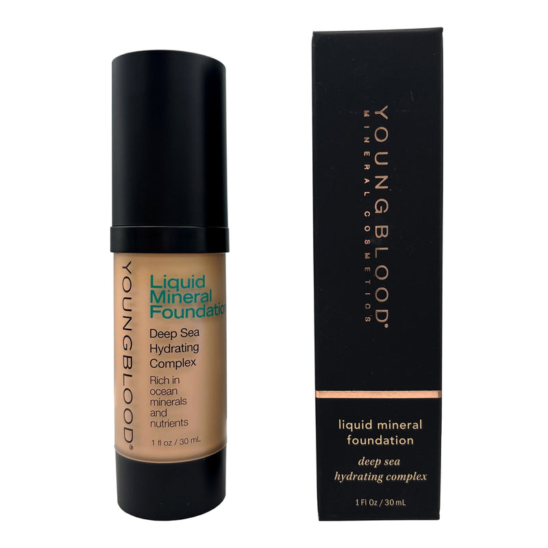 Youngblood Liquid Mineral Foundation Deep Sea Hydrating Complex 1 fl oz - Bisque