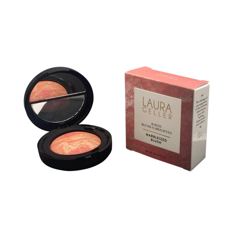 Laura Geller Baked Blush-N-Brighten Marbleized Blush 4.5 g - CORAL COVE