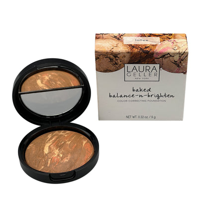 Laura Geller New York Baked Face and Body Frosting - Roman Holiday - 2 oz - Illuminating Bronzer Powder - Weightless Creamy Texture - Apply Wet or